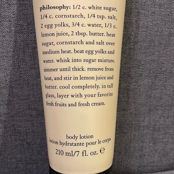 NEW Philosophy 7 oz Lemon Custard body lotion - Picture 3 of 5